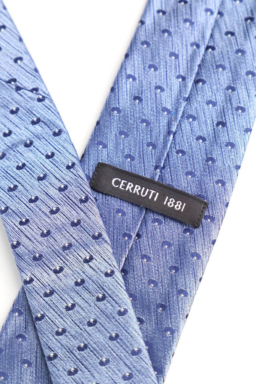 Carou CERRUTI 1881 Seiden-Krawatte Mit Punkten