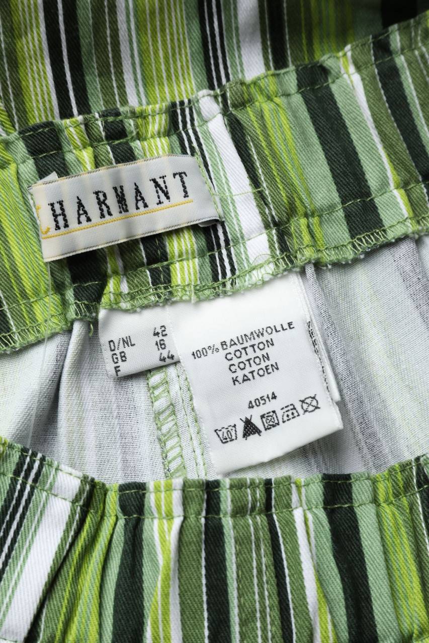 Carou CHARMANT Bermuda-Shorts Mit Streifen