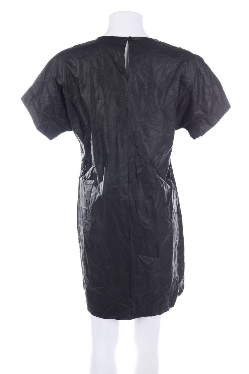 Carou Chicorée Faux Leather-Kleid