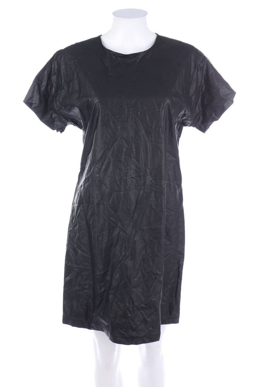 Carou Chicorée Faux Leather-Kleid