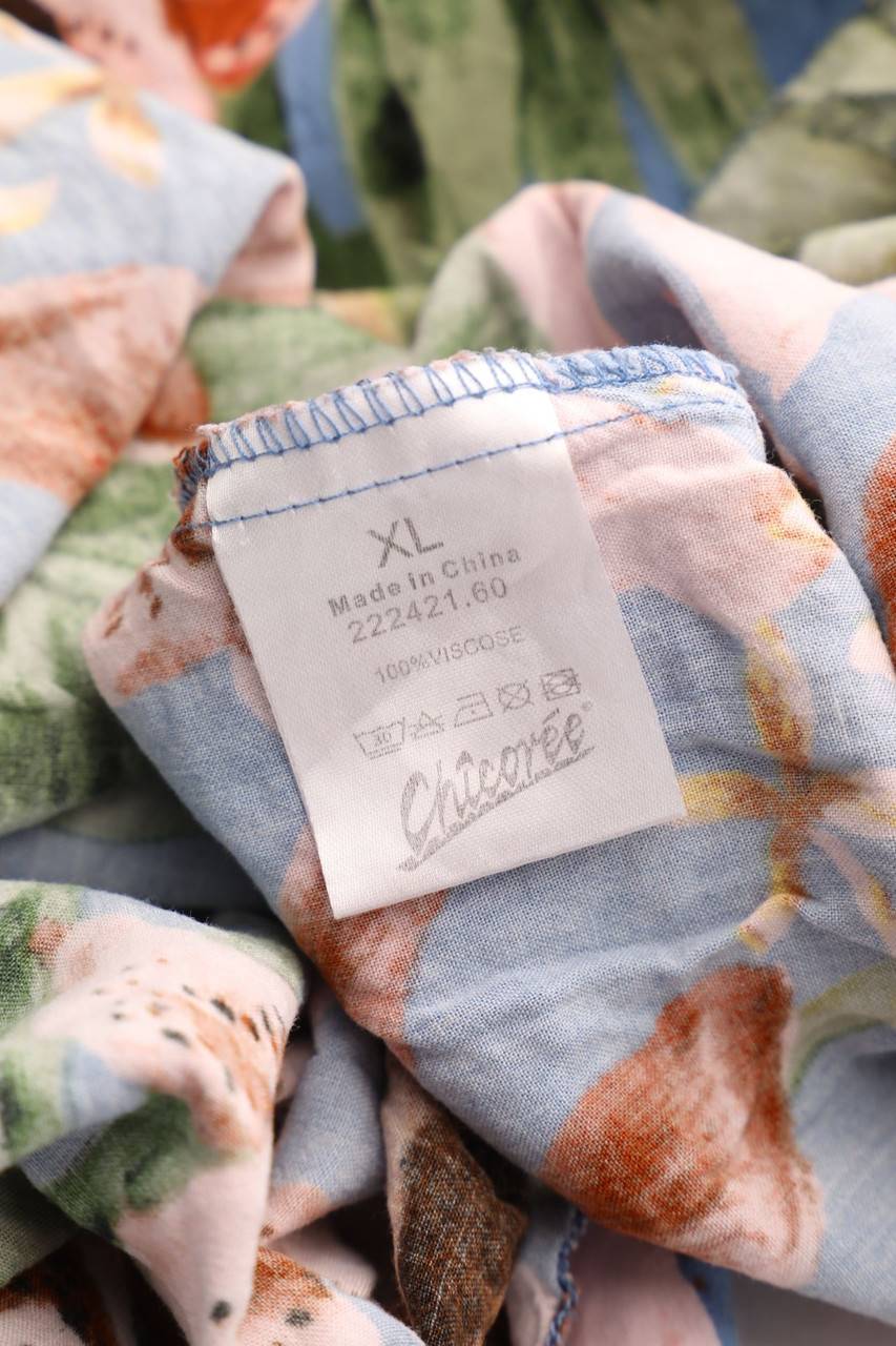 Carou Chicorée Kurzarm-Bluse