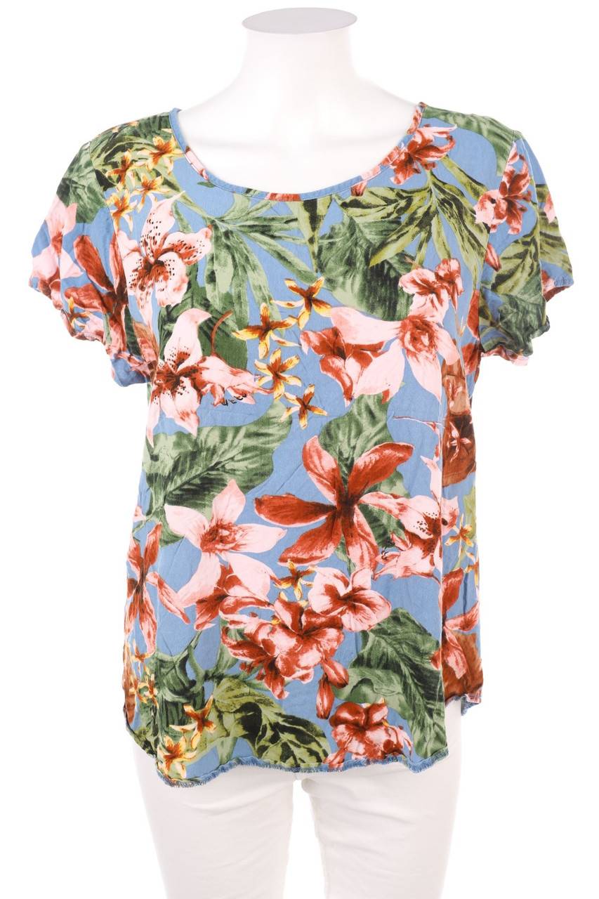 Carou Chicorée Kurzarm-Bluse