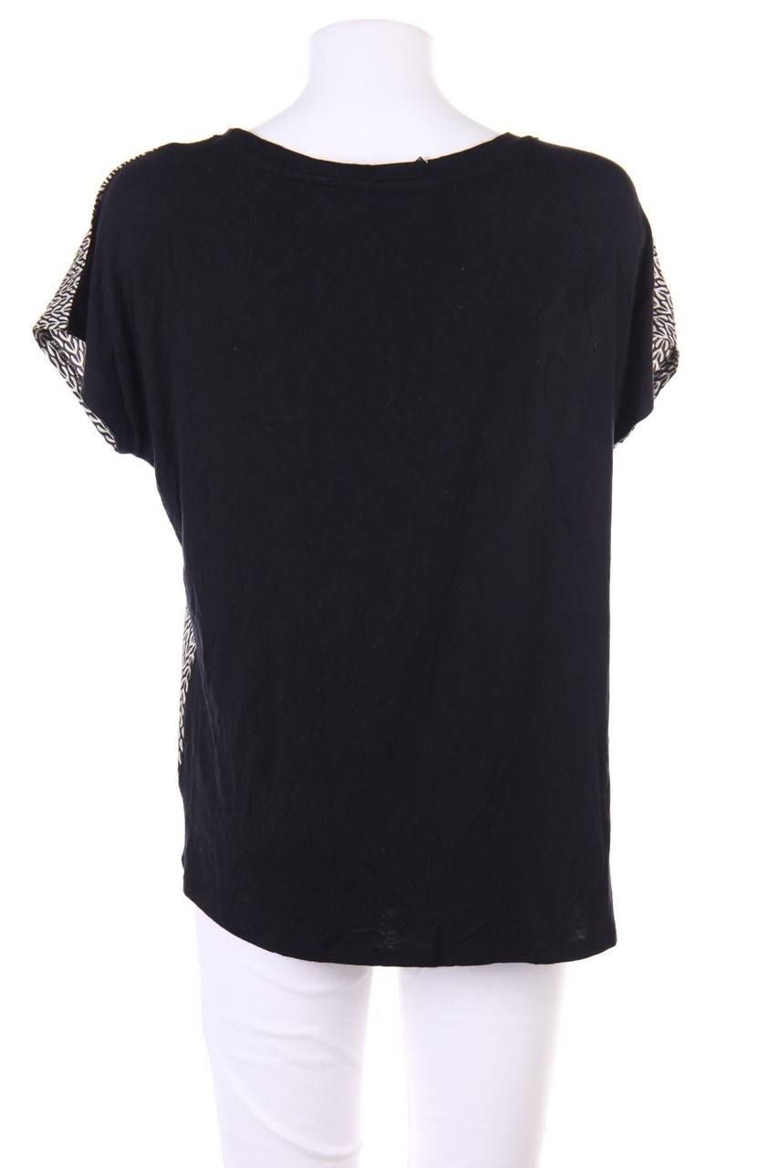 Carou Chicorée Kurzarm-Shirt Mit Print