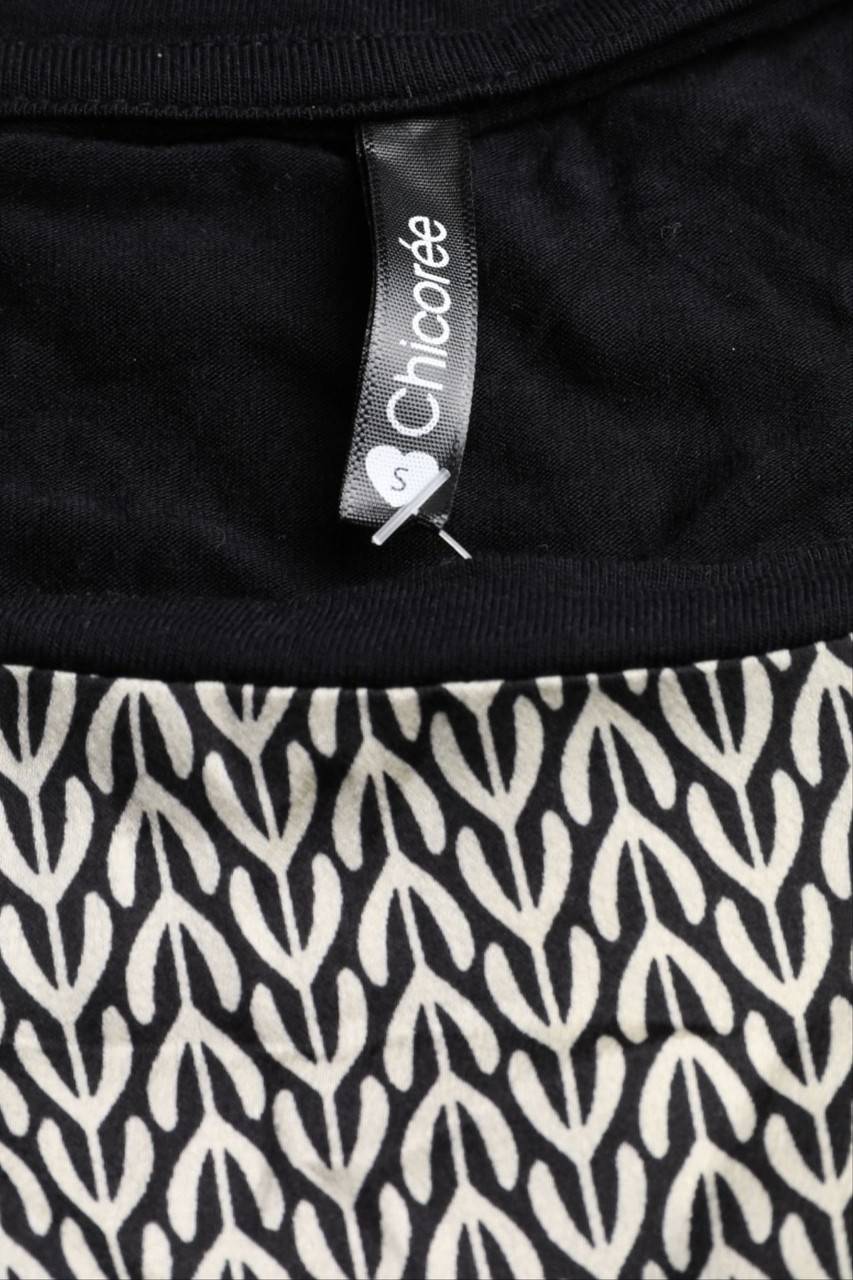 Carou Chicorée Kurzarm-Shirt Mit Print
