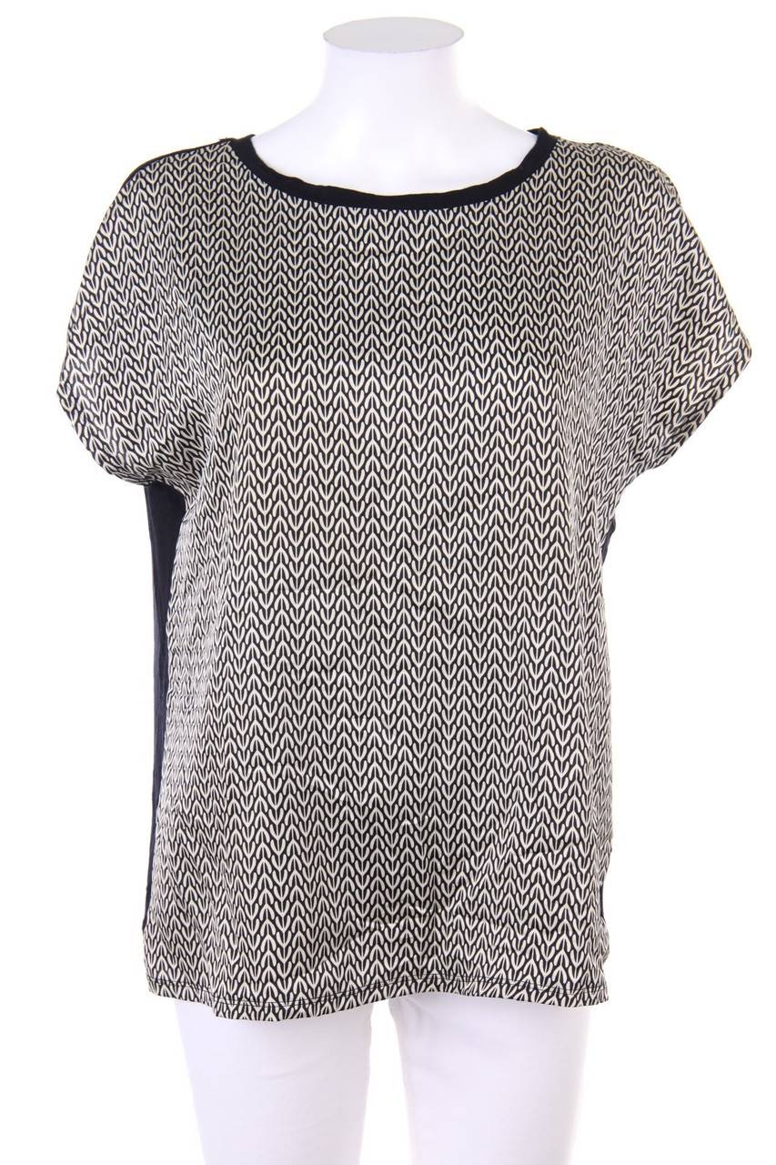 Carou Chicorée Kurzarm-Shirt mit Print