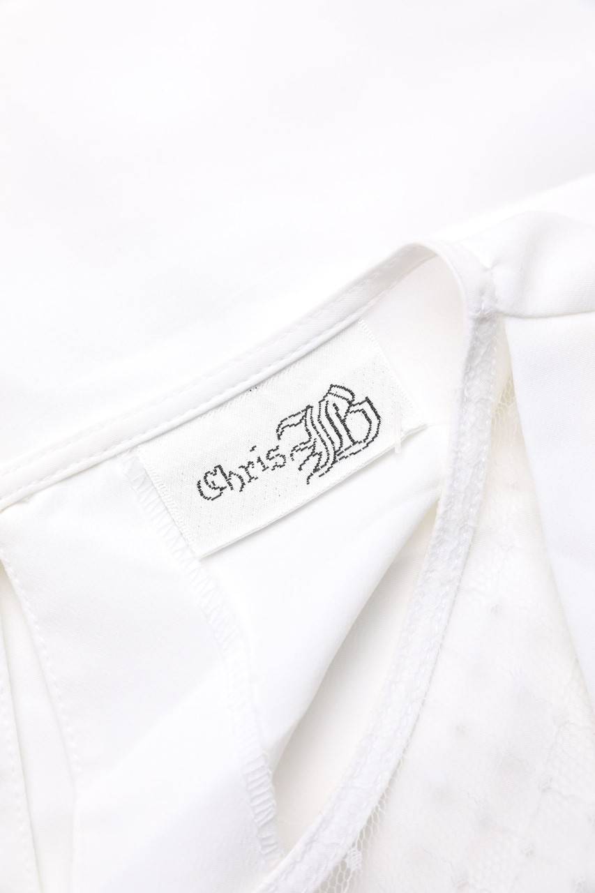 Carou Chris B. Bluse Mit Spitzen-Einsatz