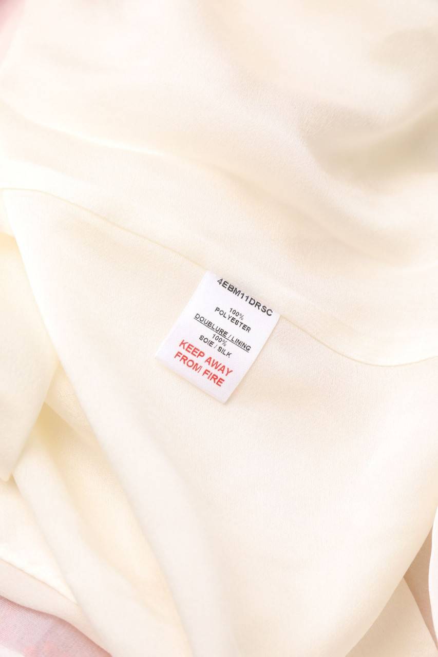 Carou Christian Dior Mesh-Kleid Mit Stickereien
