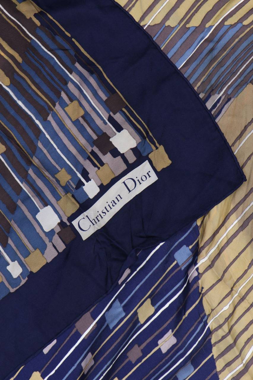 Carou Christian Dior Vintage-Tuch Mit Print