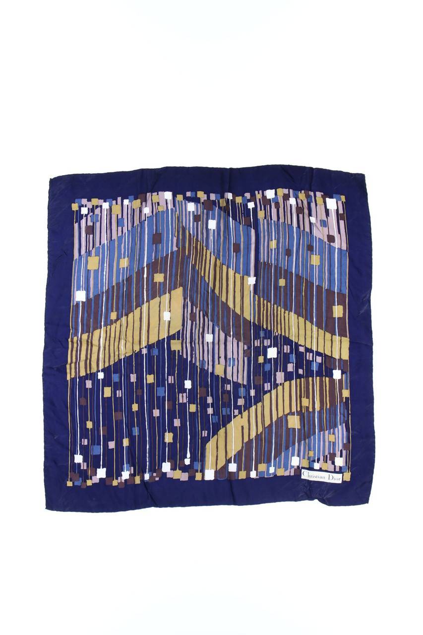 Carou Christian Dior Vintage-Tuch Mit Print