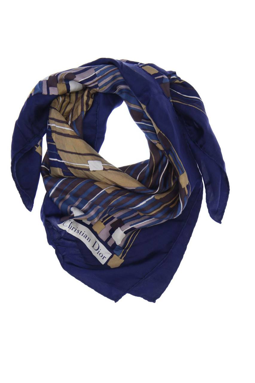 Carou Christian Dior Vintage-Tuch mit Print