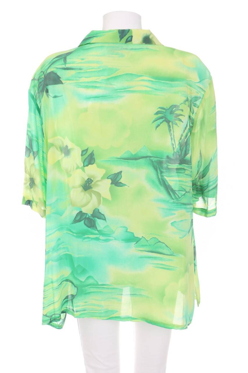 Carou Citylife Kurzarm-Bluse Mit Floralem Muster