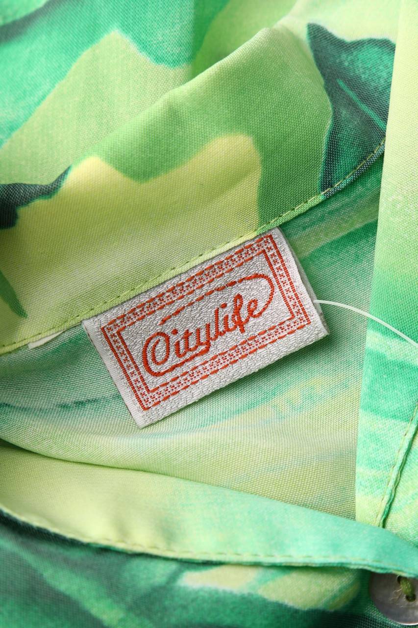 Carou Citylife Kurzarm-Bluse Mit Floralem Muster