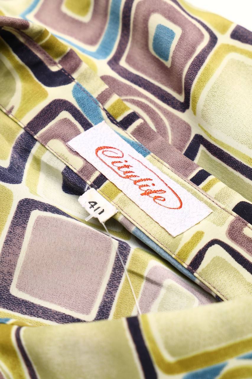 Carou Citylife Kurzarm-Bluse Mit Print