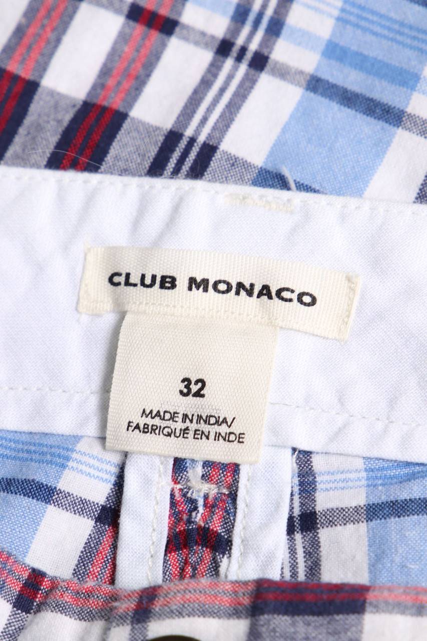 Carou CLUB MONACO Chino-Shorts Mit Karo-Muster