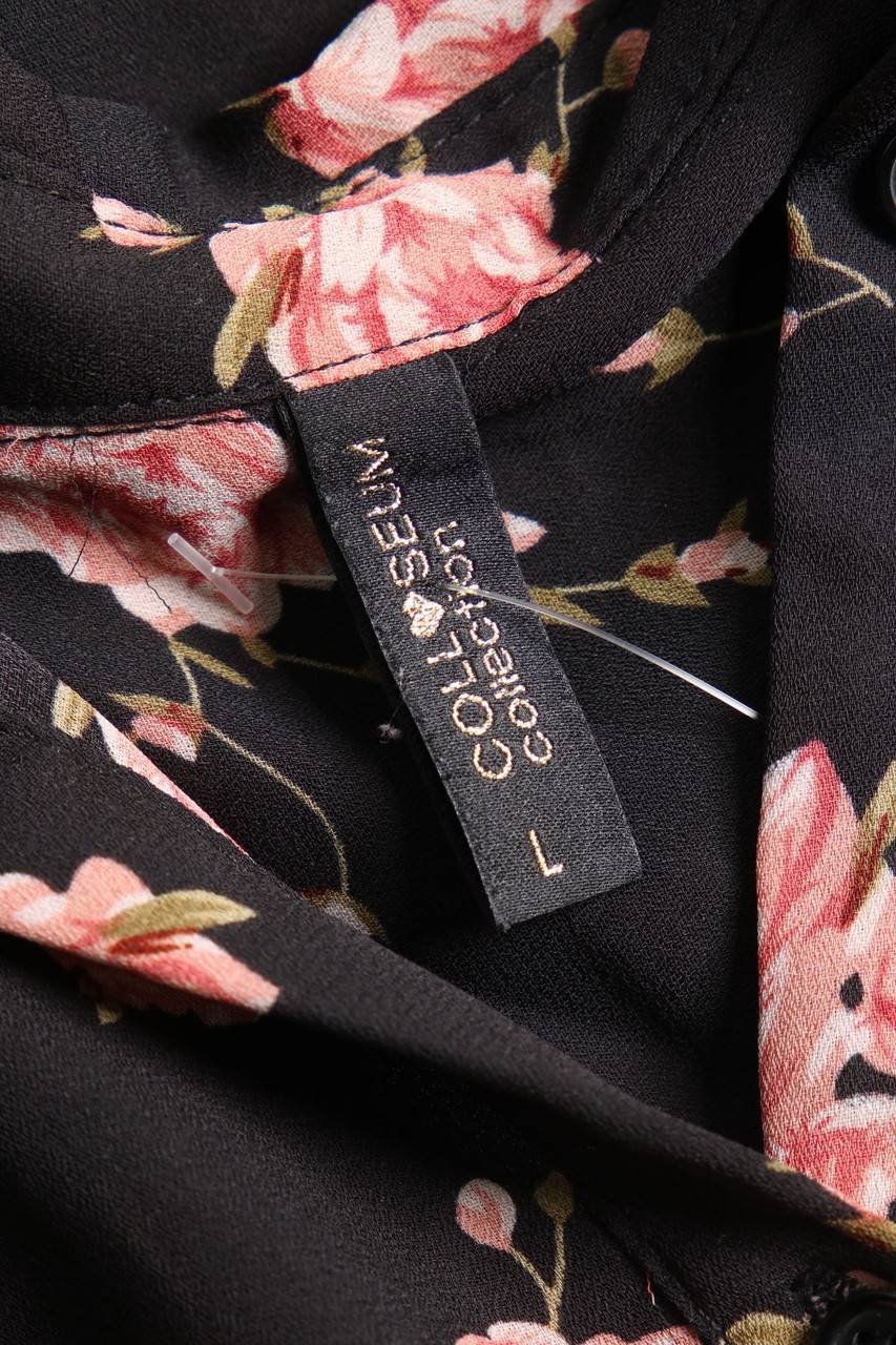 Carou COLLOSEUM Long-Hemd-Bluse Mit Blumen-Print