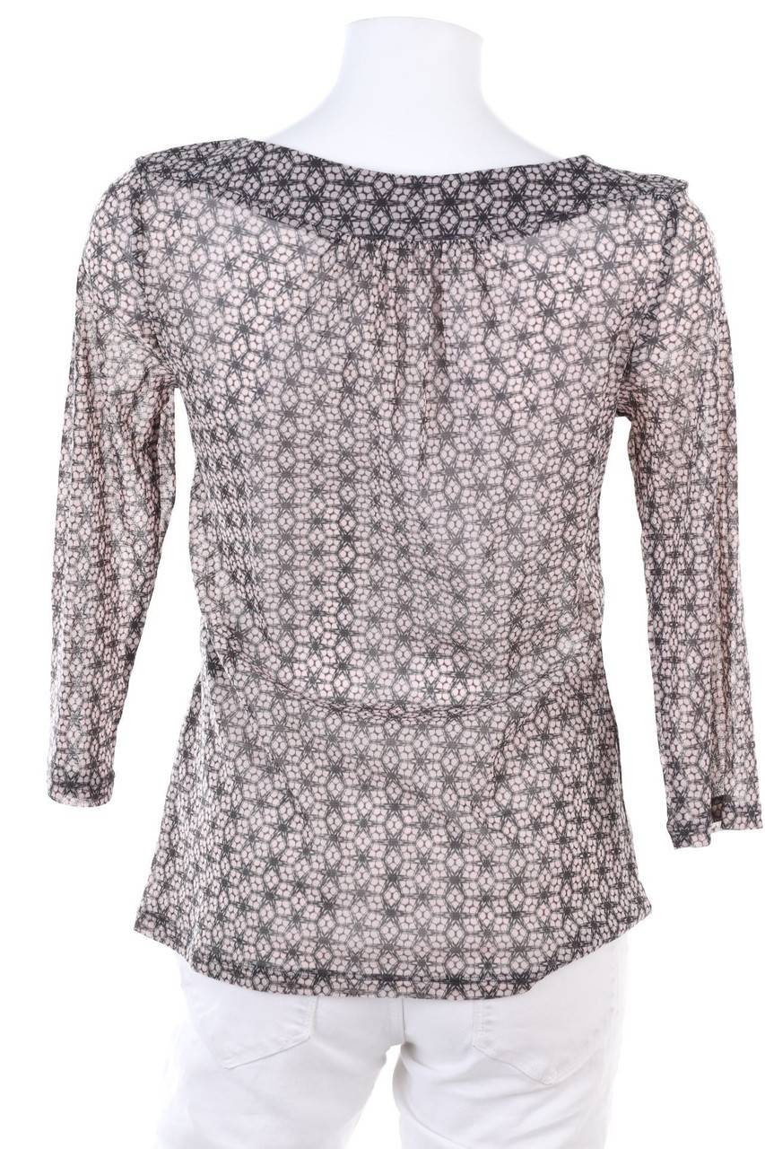 Carou Comma 3/4-Arm-Shirt Aus Mesh
