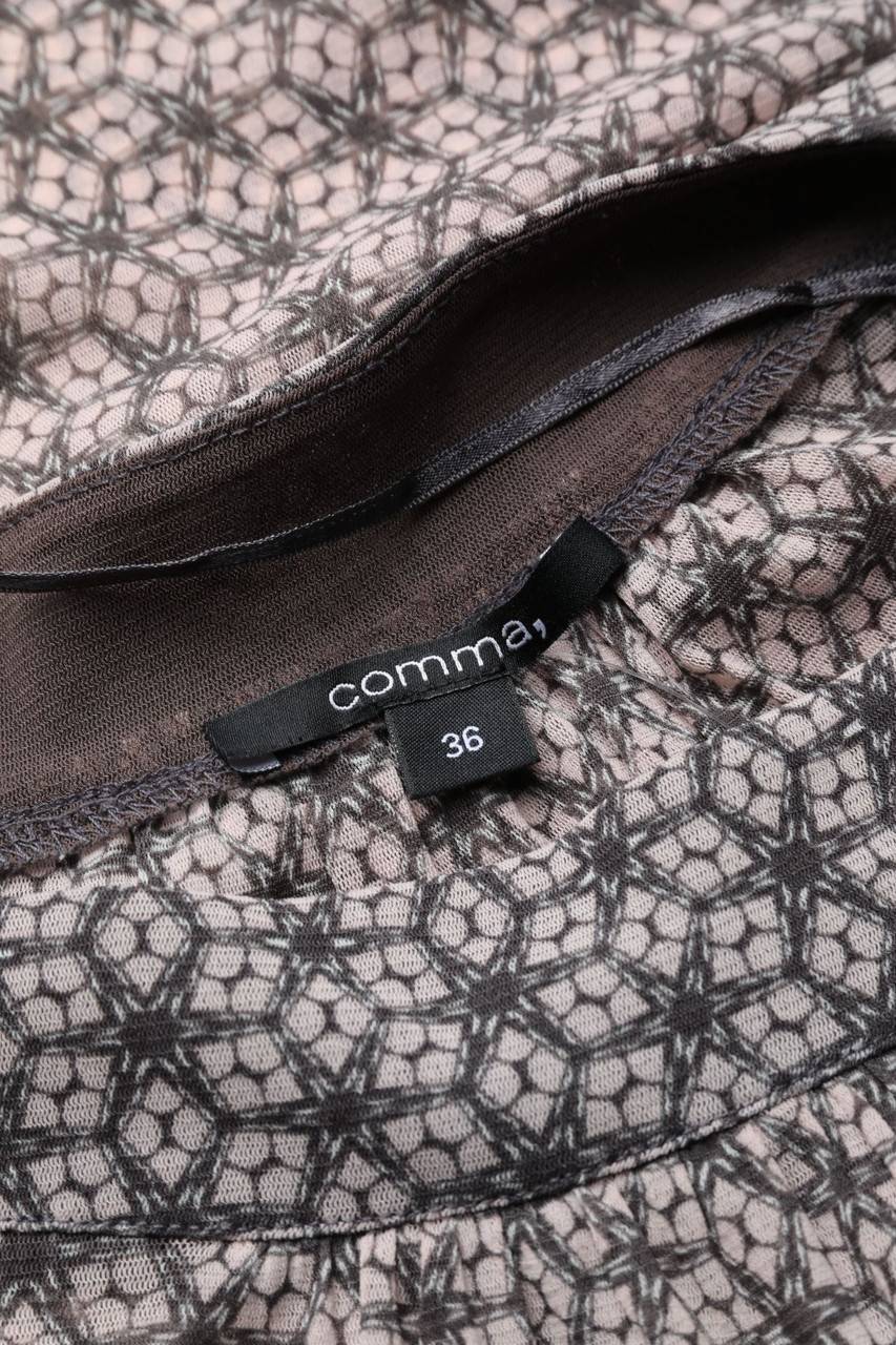 Carou Comma 3/4-Arm-Shirt Aus Mesh
