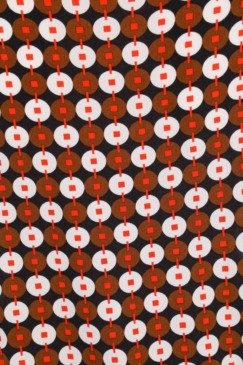 Carou Comma Bluse Mit Geo-Print