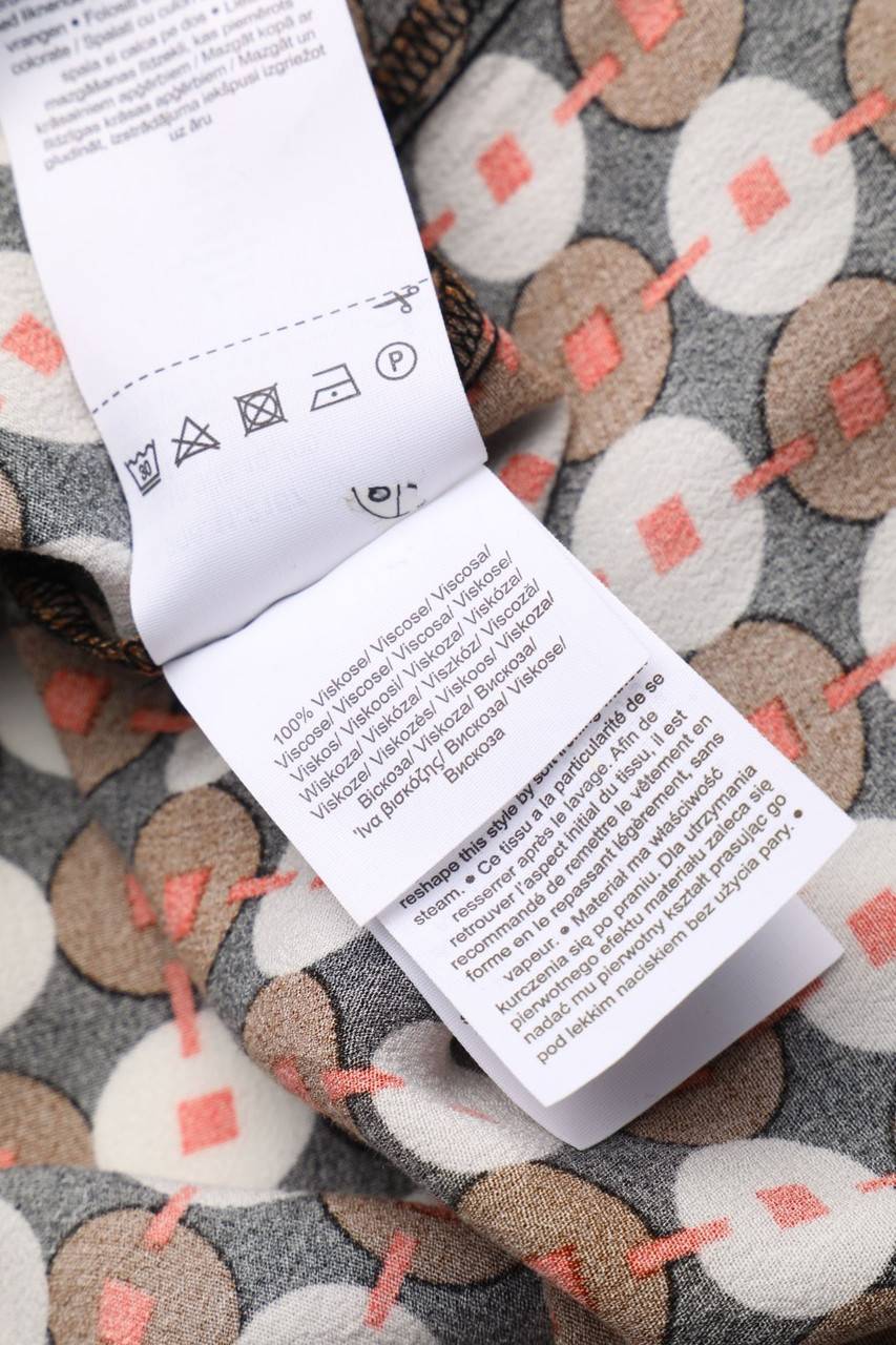 Carou Comma Bluse Mit Geo-Print