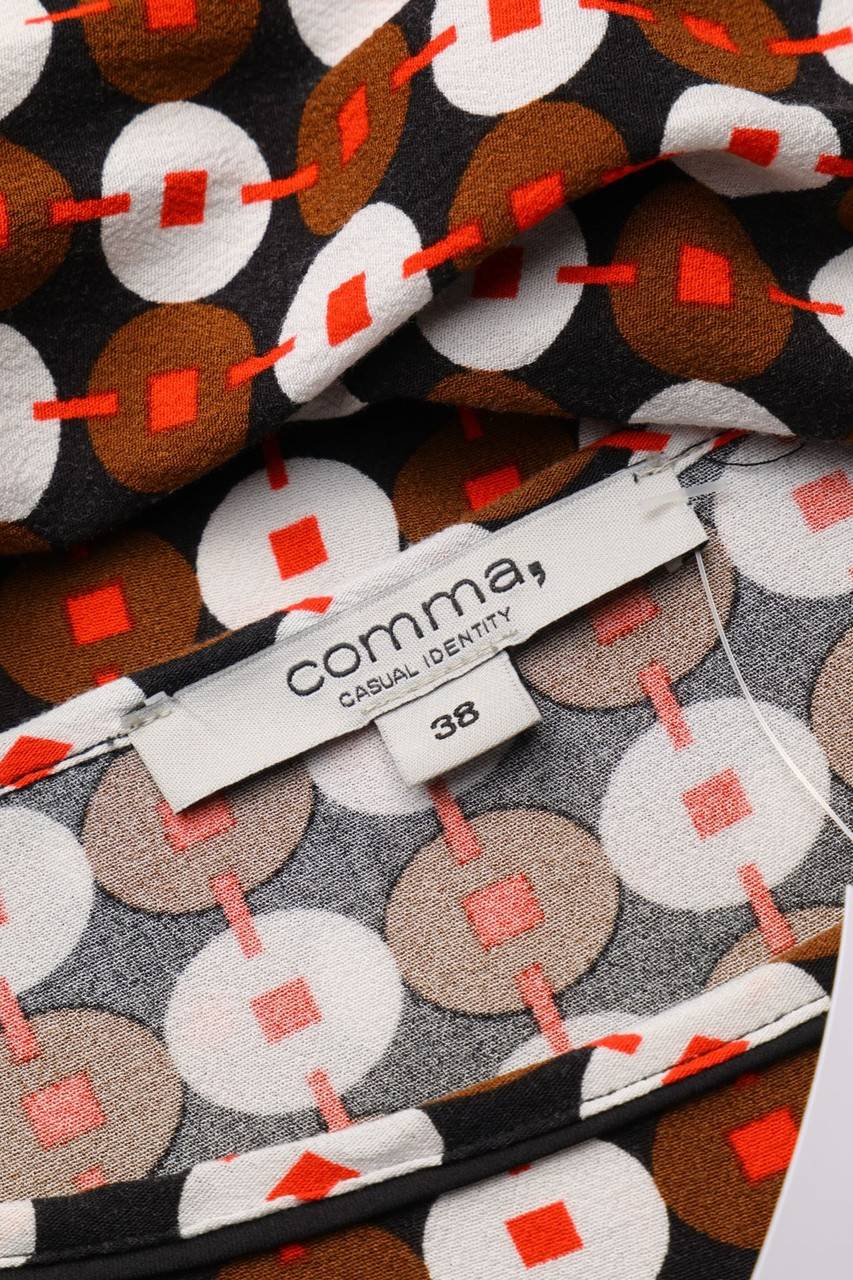 Carou Comma Bluse Mit Geo-Print
