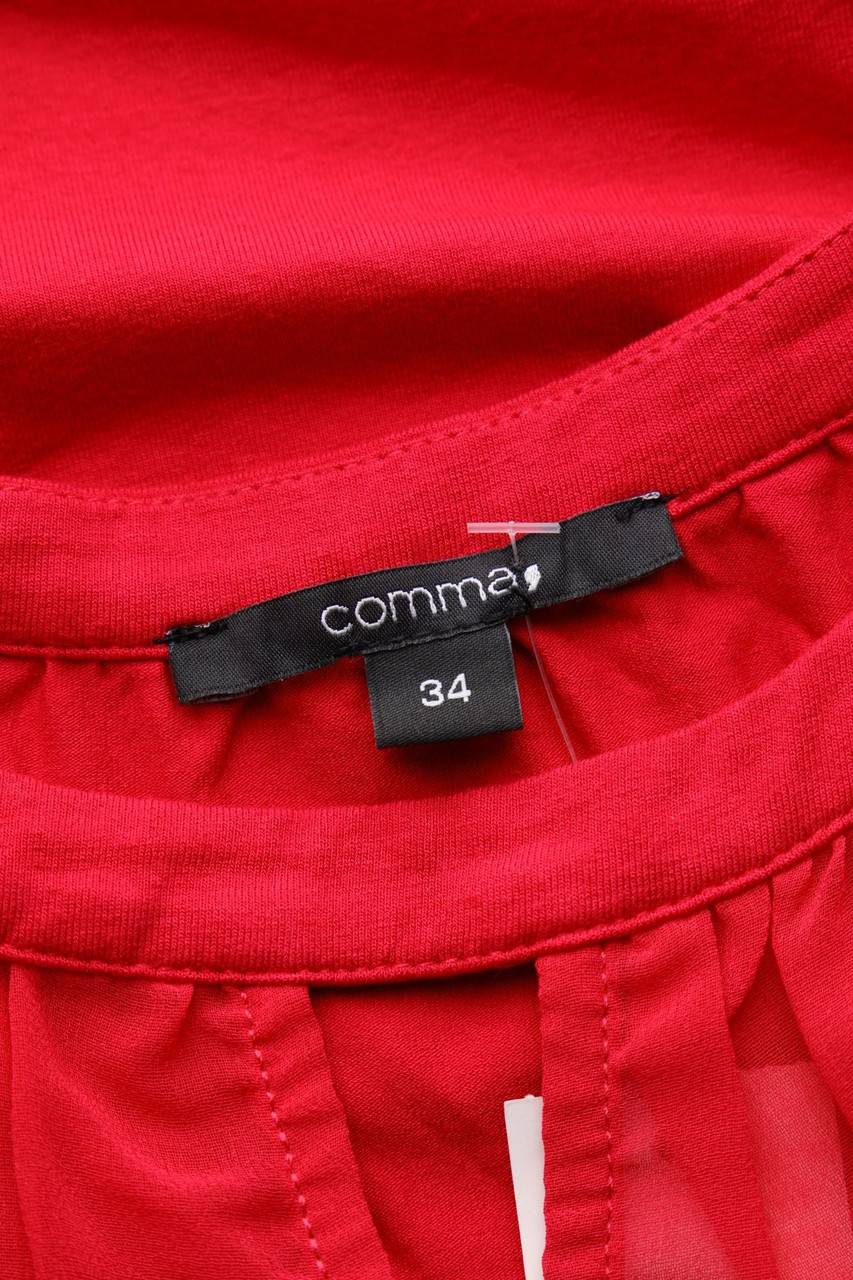 Carou Comma Blusentop Mit Chiffon