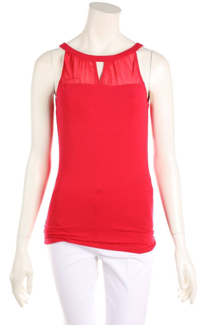 Carou comma Blusentop mit Chiffon