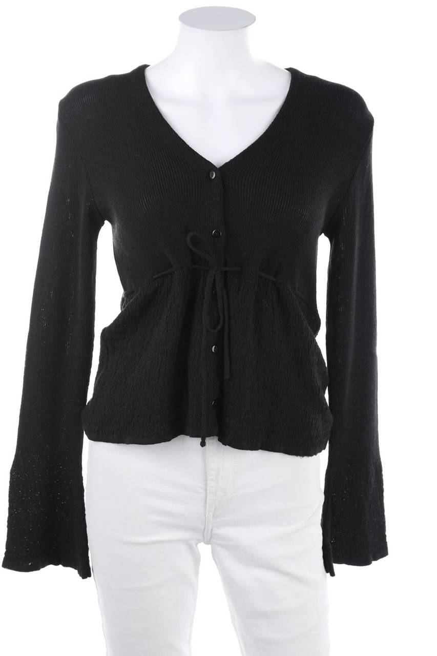 Carou comma Cardigan mit Trompetenärmeln