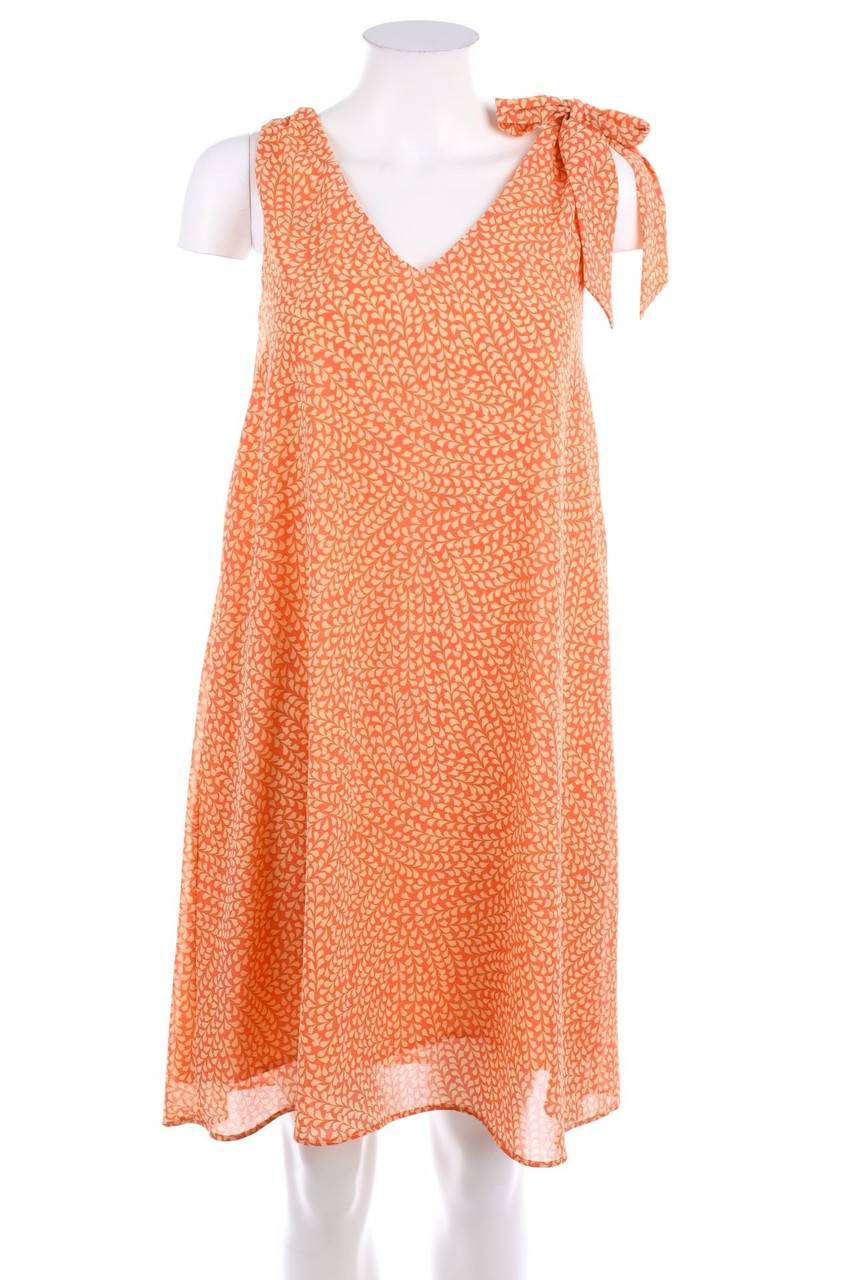 Carou comma Chiffon-Kleid mit Drapierung