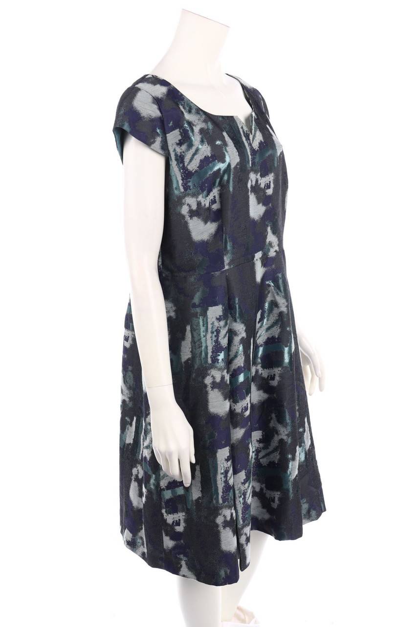 Carou Comma Cocktailkleid Aus Jacquard