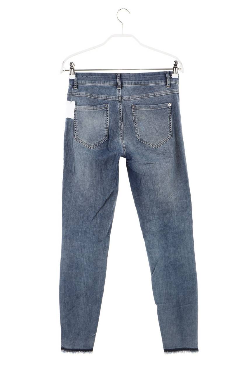 Carou Comma Destroyed Skinny-Jeans Mit Perlen