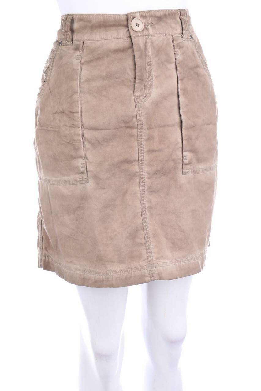 Carou comma Garment Dyed-Minirock