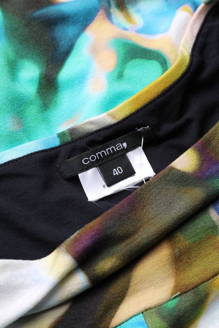 Carou Comma Jersey-Rock Mit Print