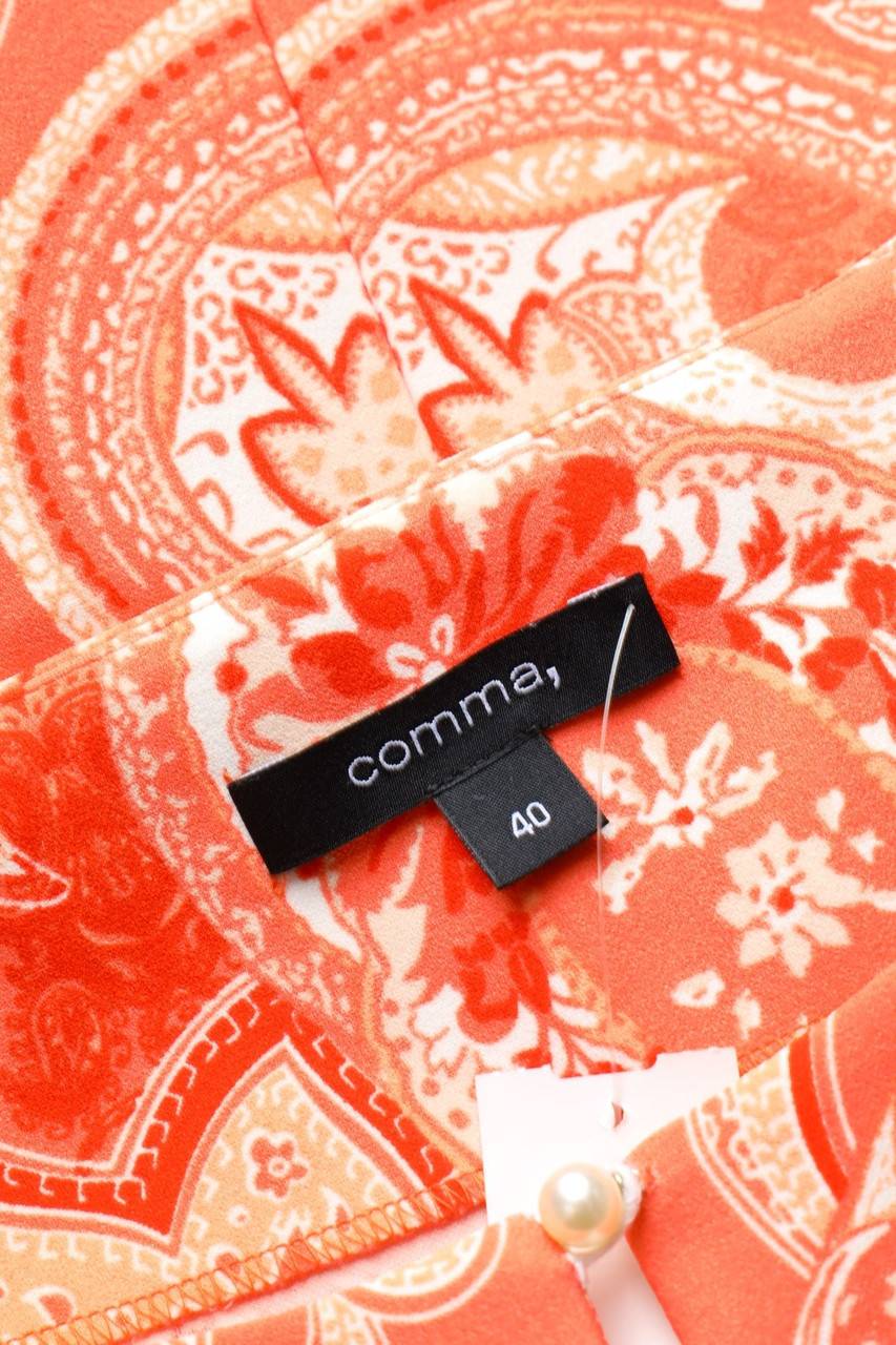 Carou Comma Kleid Mit Paisley-Print