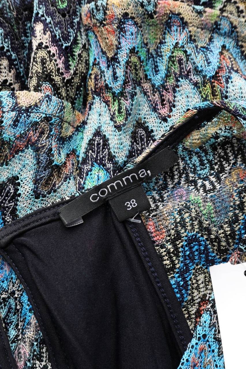 Carou Comma Kleid Mit Zickzack-Muster
