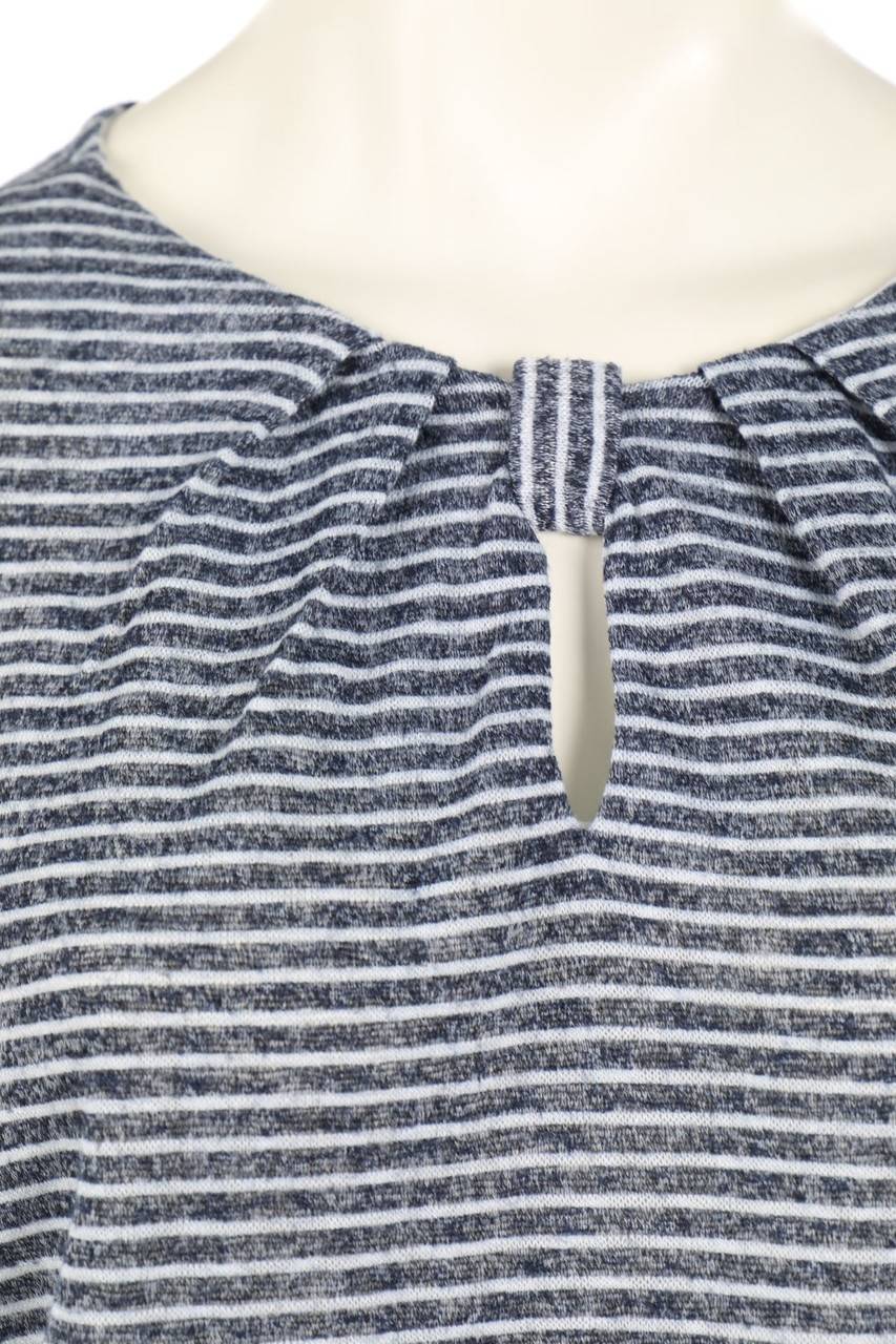 Carou Comma Kurzarm-Shirt Mit Falten