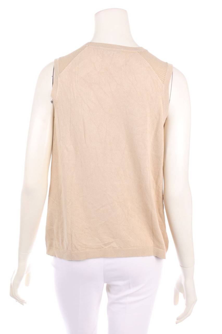 Carou Comma Strick-Top Mit Muster