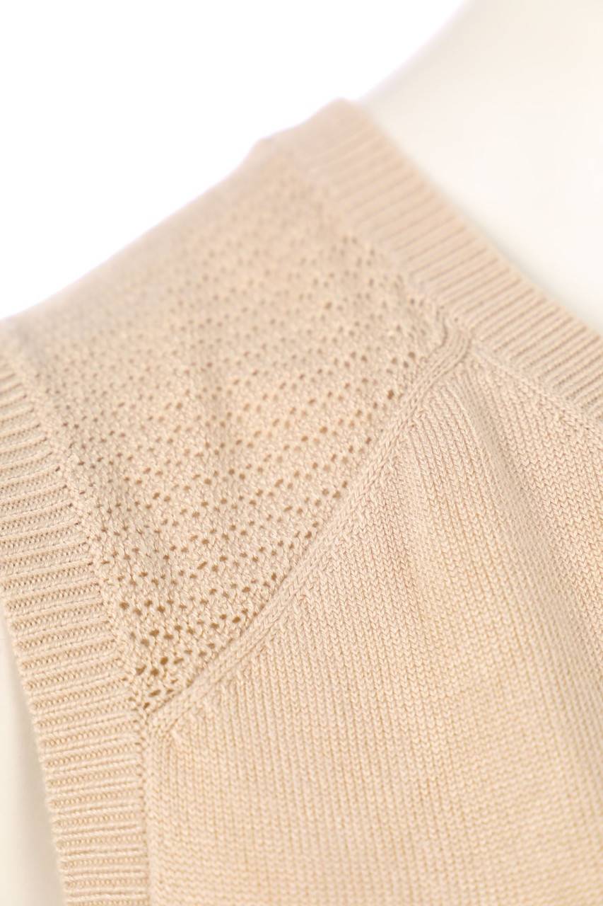 Carou Comma Strick-Top Mit Muster