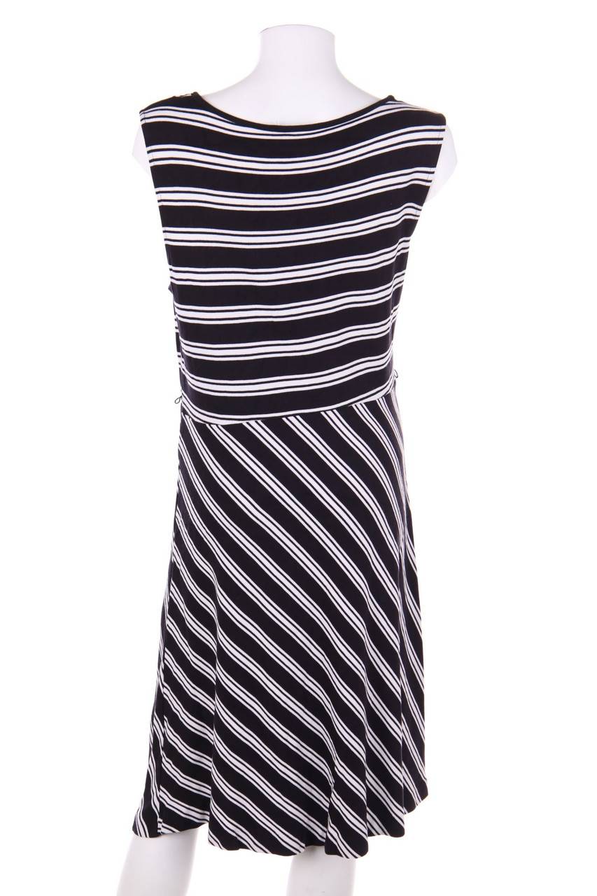 Carou Comma Strickkleid Mit Streifen