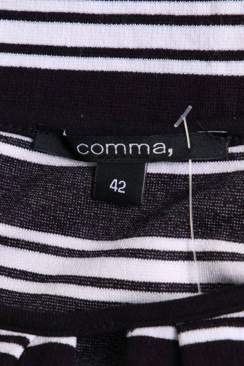 Carou Comma Strickkleid Mit Streifen