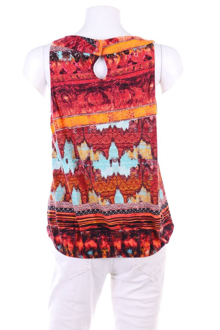 Carou Comma Top Mit Ethno-Print