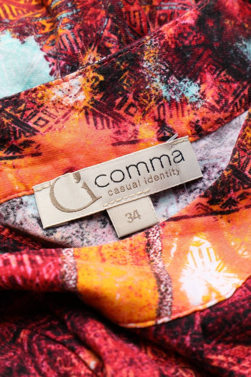 Carou Comma Top Mit Ethno-Print
