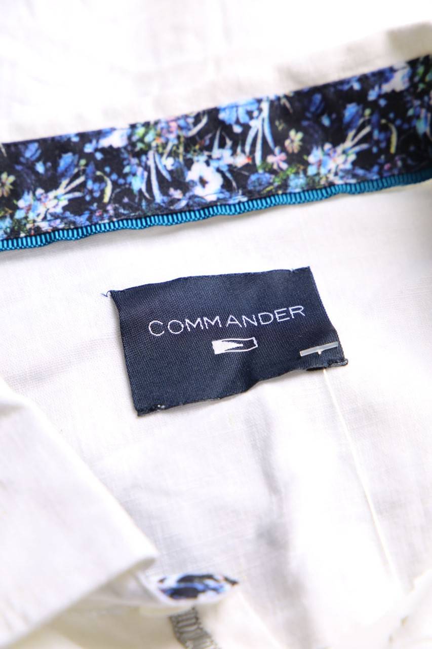Carou COMMANDER Hemd Aus Baumwoll-Mix Mit Leinen