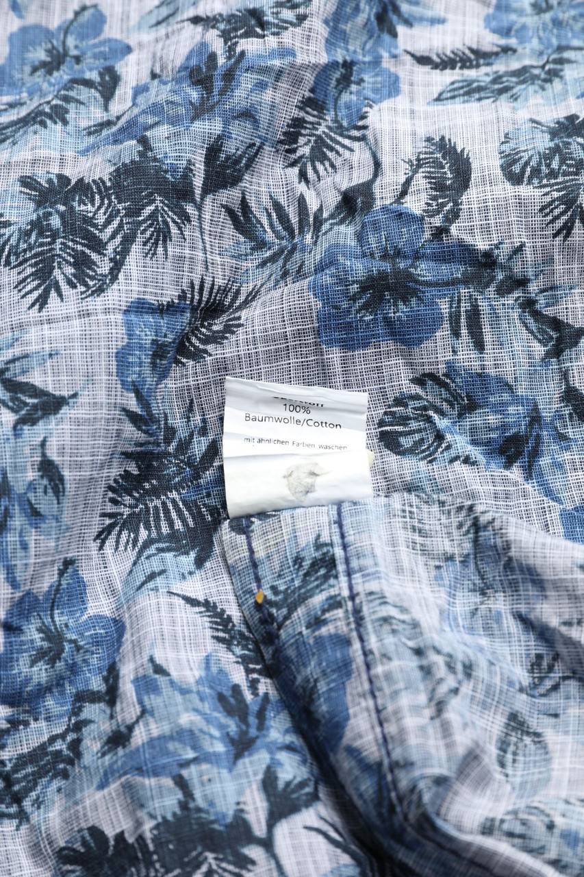 Carou COOL CODE Kurzarm-Hemd Mit Tropical Print