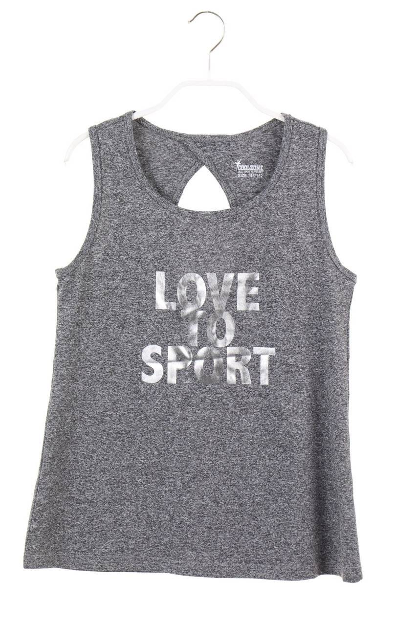 Carou COOLZONE Sport-Top mit Statement-Print