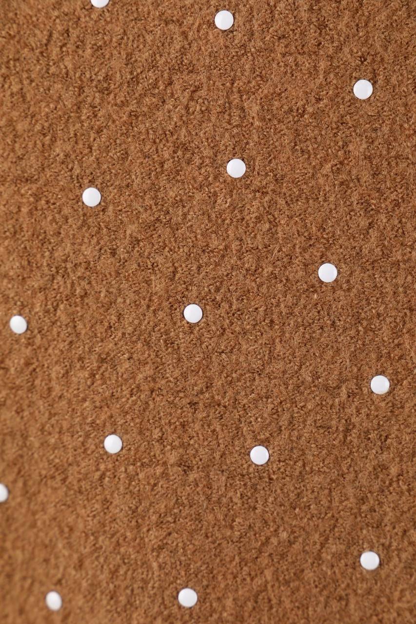 Carou COS Kurzarm-Bluse Aus Woll-Mix