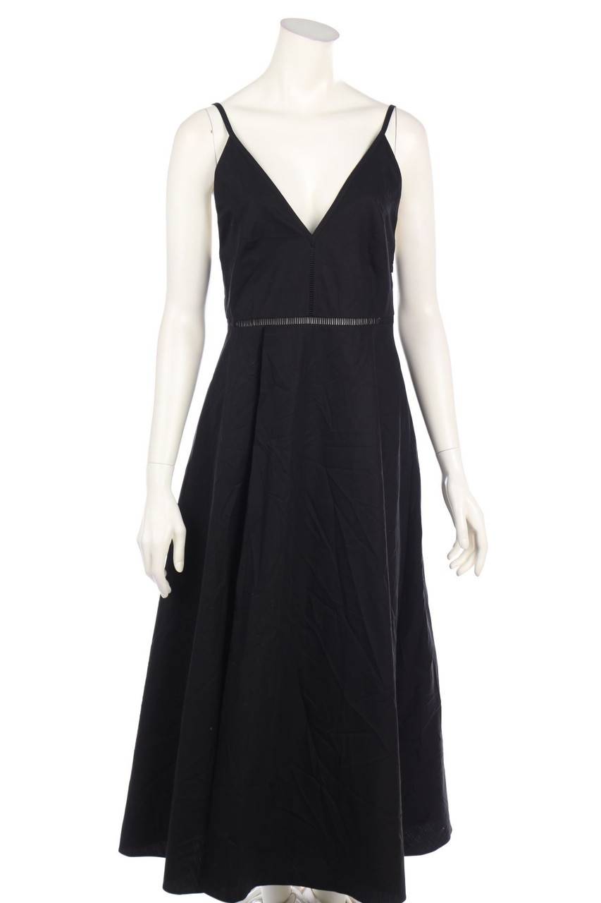 Carou COS Maxi-Kleid mit Spitzen-Einsatz