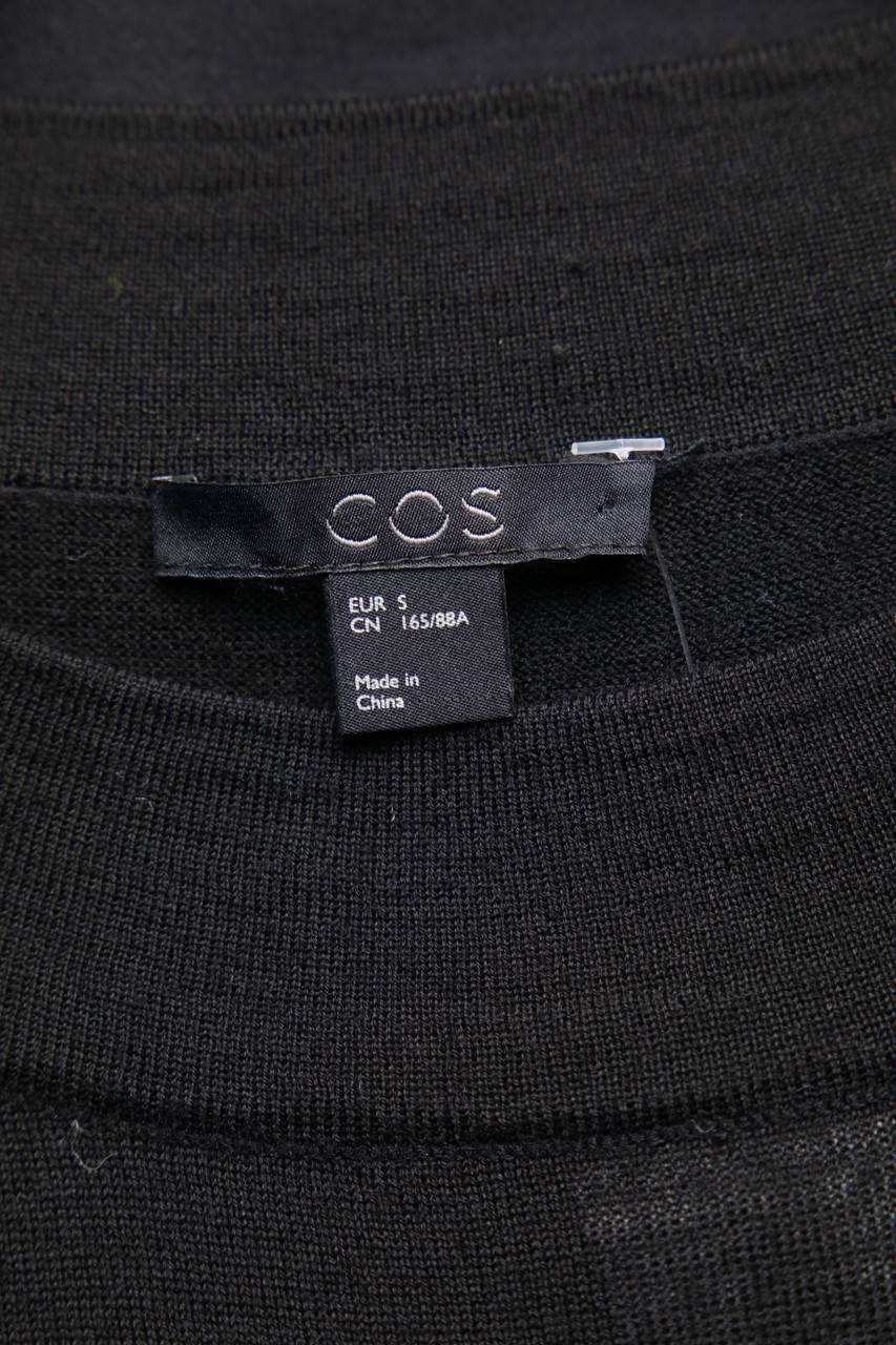 Carou COS Oversize-Strickkleid Mit Seide