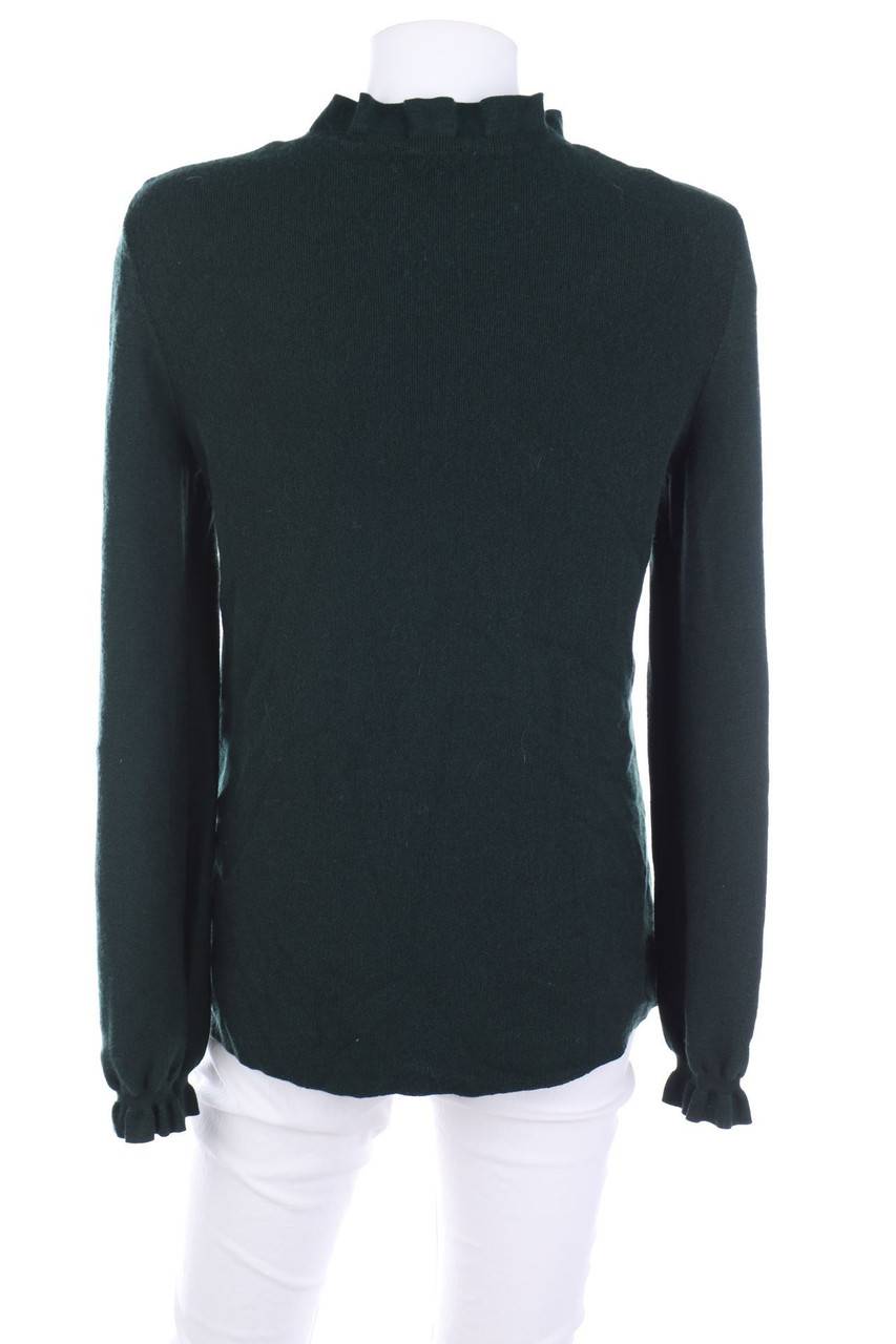 Carou COS Strick-Pullover Aus Wolle Mit Rüschen