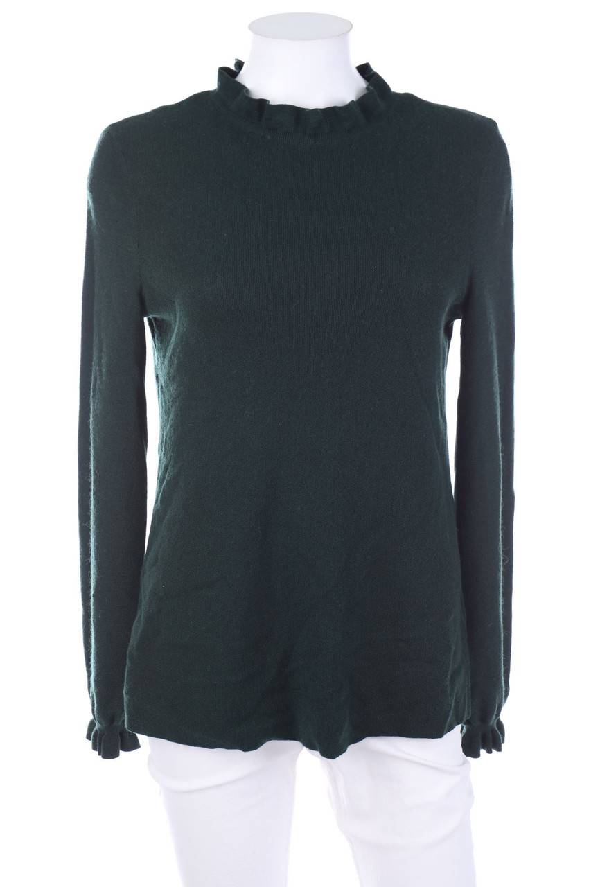 Carou COS Strick-Pullover Aus Wolle Mit Rüschen