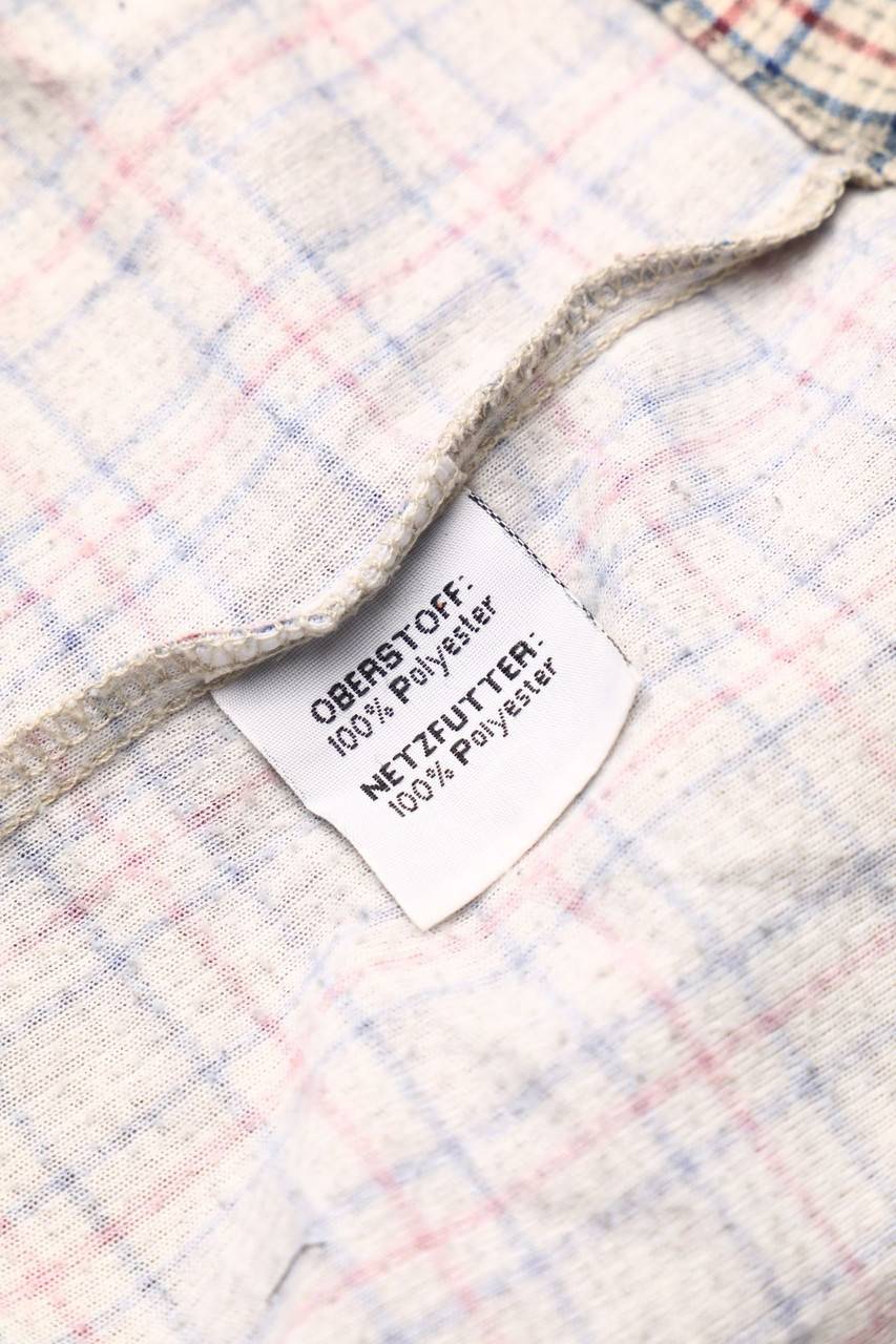 Carou Crane Vintage-Kurzarm-Hemd Mit Karo-Muster